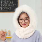 Winter Hooded Warm Thick Mask Hat