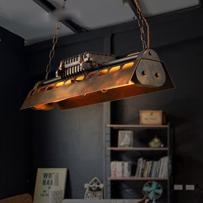 Industrial Loft Style Iron Pendant Light - Image 0
