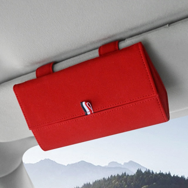 Universal Car Visor Magnetic Sunglasses Holder - Image 8