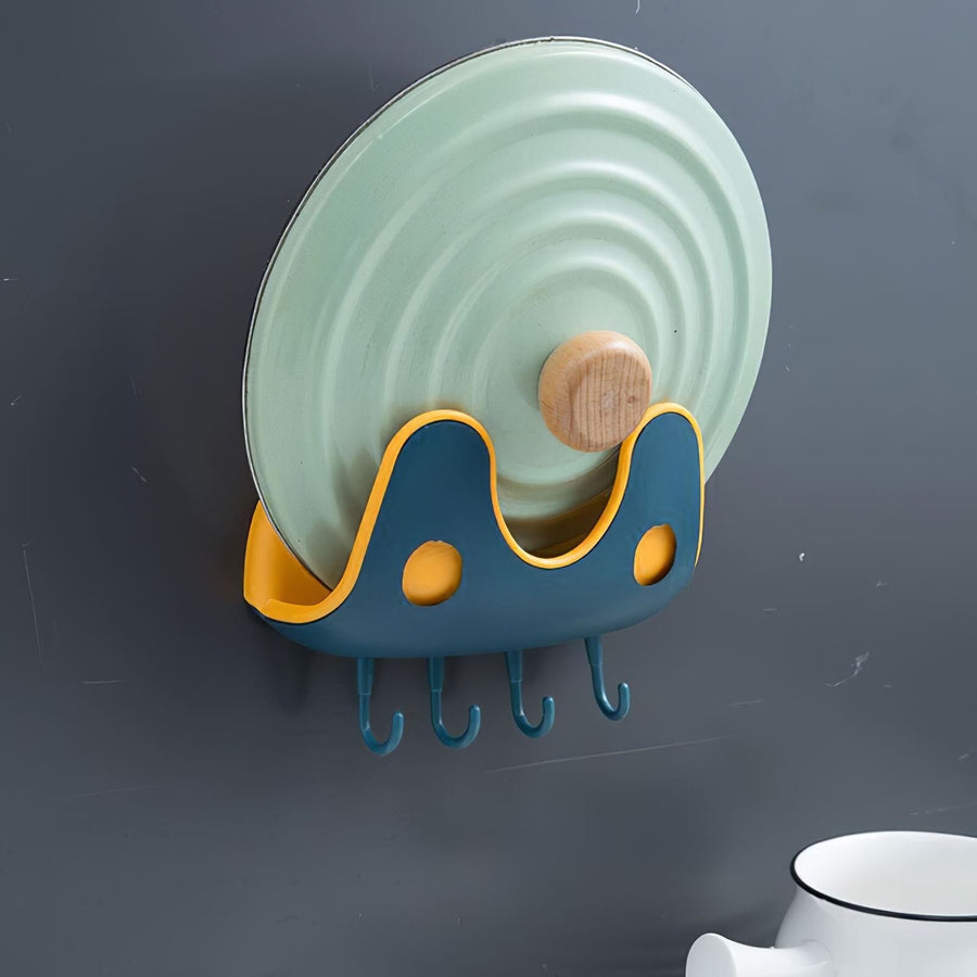 Wall Mounted Pot Lid Organizer Rack - Image 3