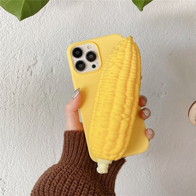 Funny Stress Reliever 3D Banana Phone Case - Image 2