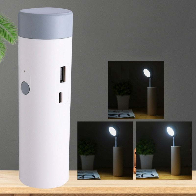 LED Mini Rechargeable Power Bank Desk Lamp - Image 0