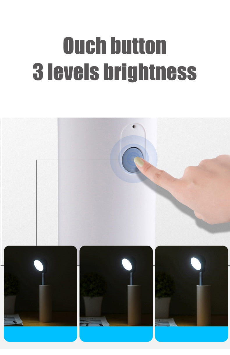 LED Mini Rechargeable Power Bank Desk Lamp - Image 4