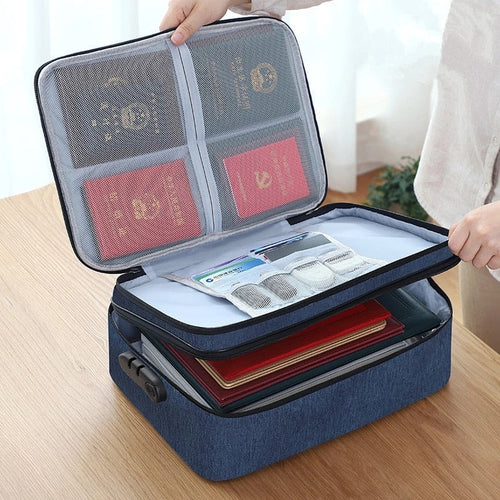 Multi-Layer Large Travel Document Bag - Image 0