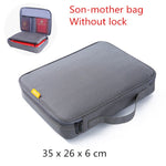 Multi-Layer Large Travel Document Bag