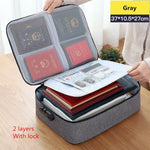 Multi-Layer Large Travel Document Bag