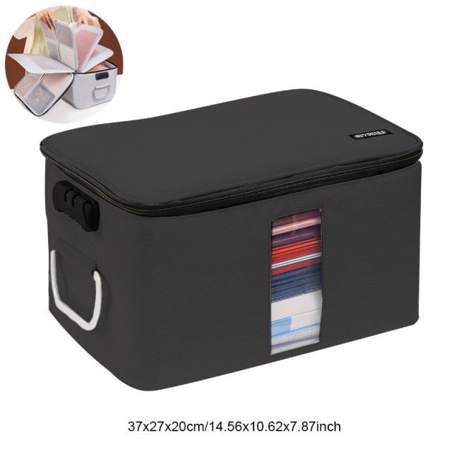 Multi-Layer Large Travel Document Bag - Image 25