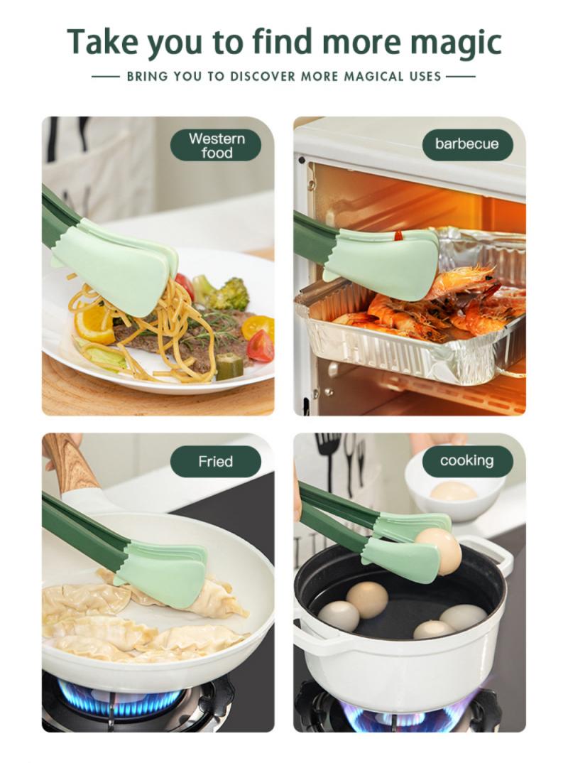 Non-Stick Colorful Matte Tongs - Image 5