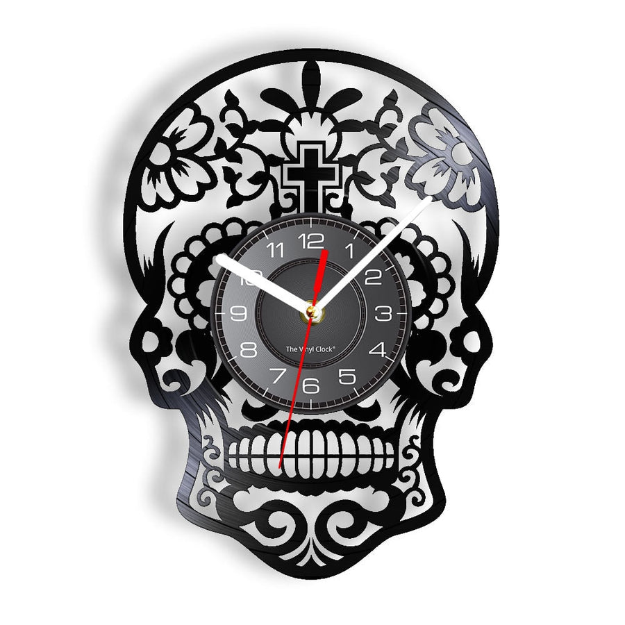 Skull Gothic Wall Clock - Image 3