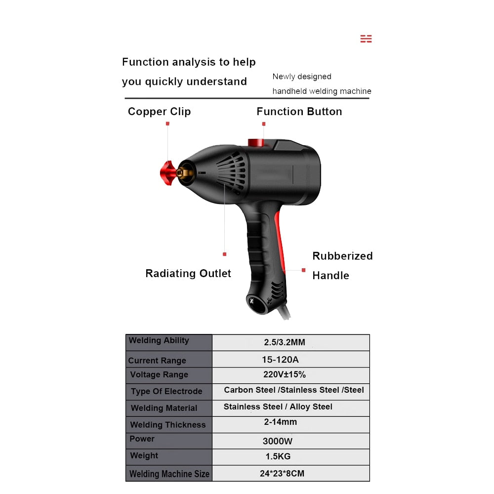 Portable Electric Digital Smart Welding Machine