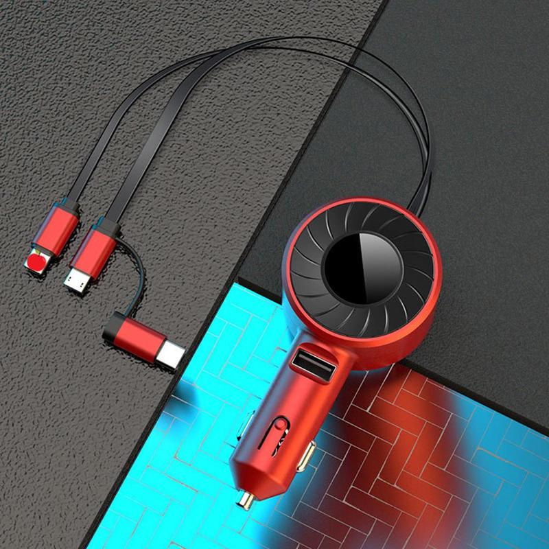 Retractable Car Lighter Fast Charger Cable - Image 4