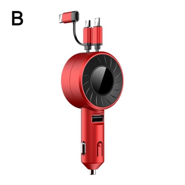 Retractable Car Lighter Fast Charger Cable - Image 9