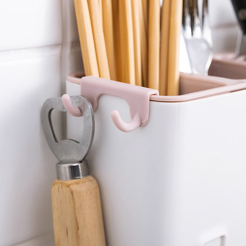 Wall-Mounted Kitchen Cutlery Drainer Rack - Image 6
