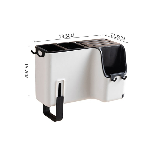 Wall-Mounted Kitchen Cutlery Drainer Rack - Image 7