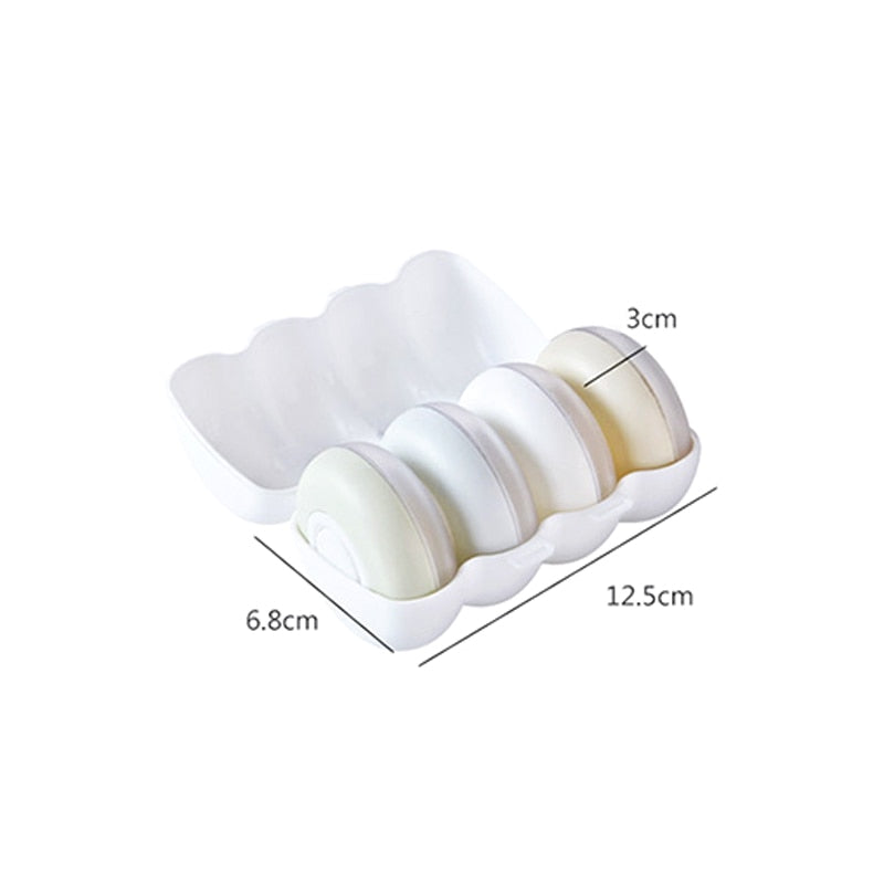 4Pcs Travel Soap Dispenser Organizer Set