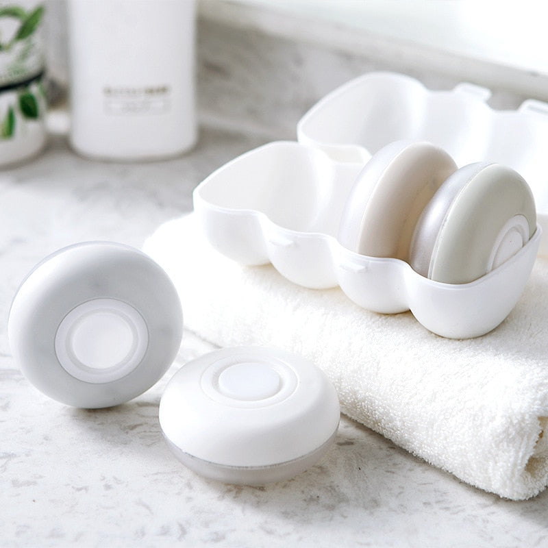 4Pcs Travel Soap Dispenser Organizer Set - Image 3