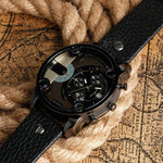 Army Leather Belt Sport Watch