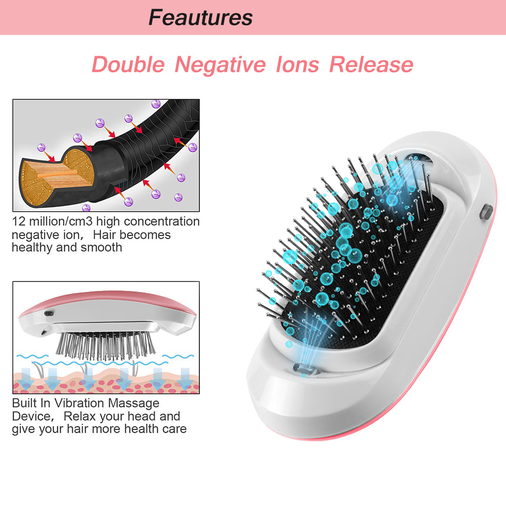 Negative Ion Massage Electric Hair Brush