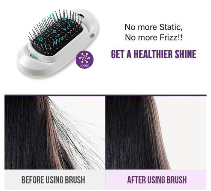 Negative Ion Massage Electric Hair Brush - Image 1