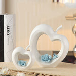 Modern Ceramic Love Apple Home Decor