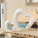 Modern Ceramic Love Apple Home Decor