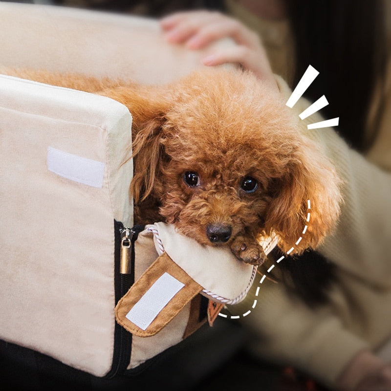 Car Portable Pet Carrier Comfy Bed - Image 1