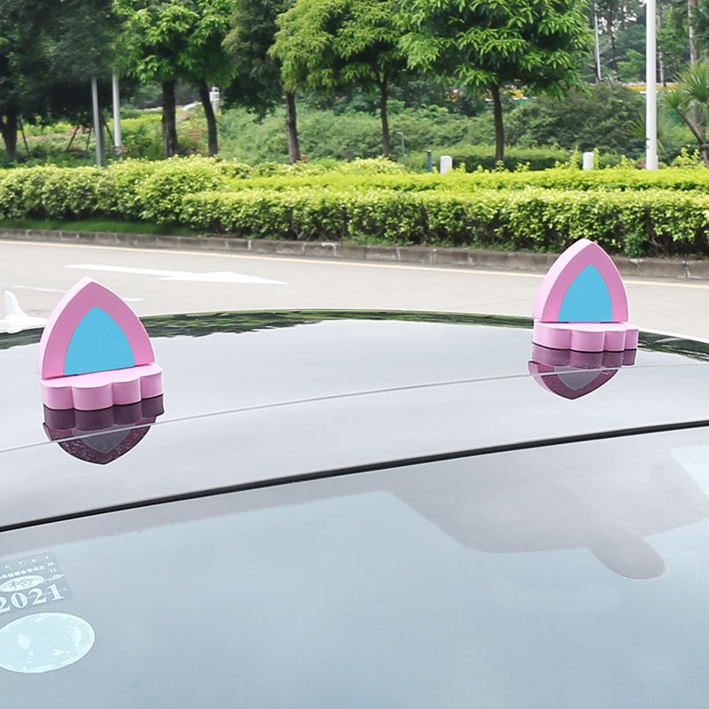 Cute Car Ear Exterior Roof Stickers - Image 0