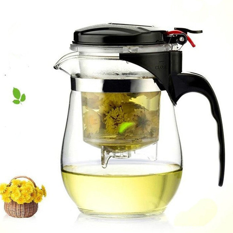 Glass Tea Leak-Proof Infuser Pitcher - Image 0