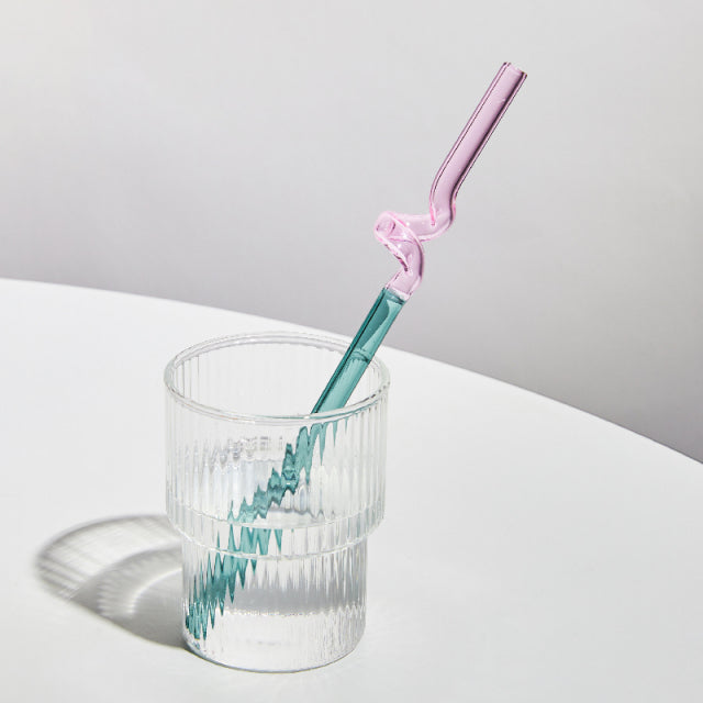 Colorful Environment Friendly Reusable Glass Straw - Image 7