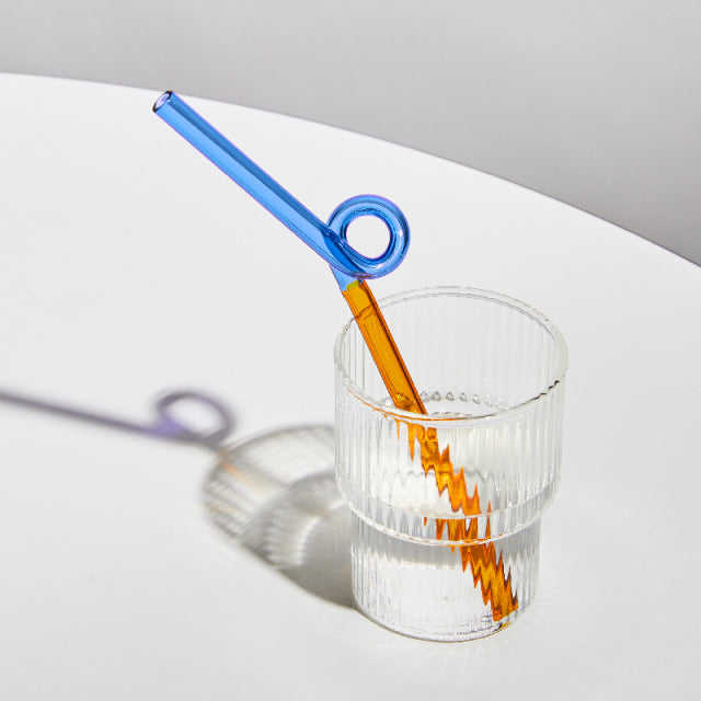 Colorful Environment Friendly Reusable Glass Straw - Image 9