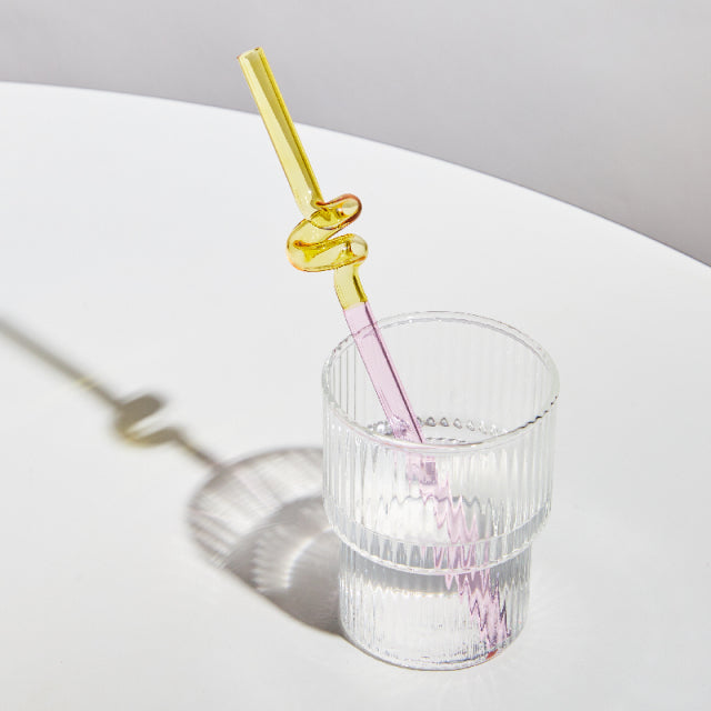 Colorful Environment Friendly Reusable Glass Straw - Image 17