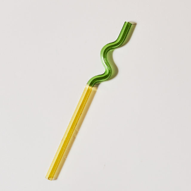 Colorful Environment Friendly Reusable Glass Straw - Image 4