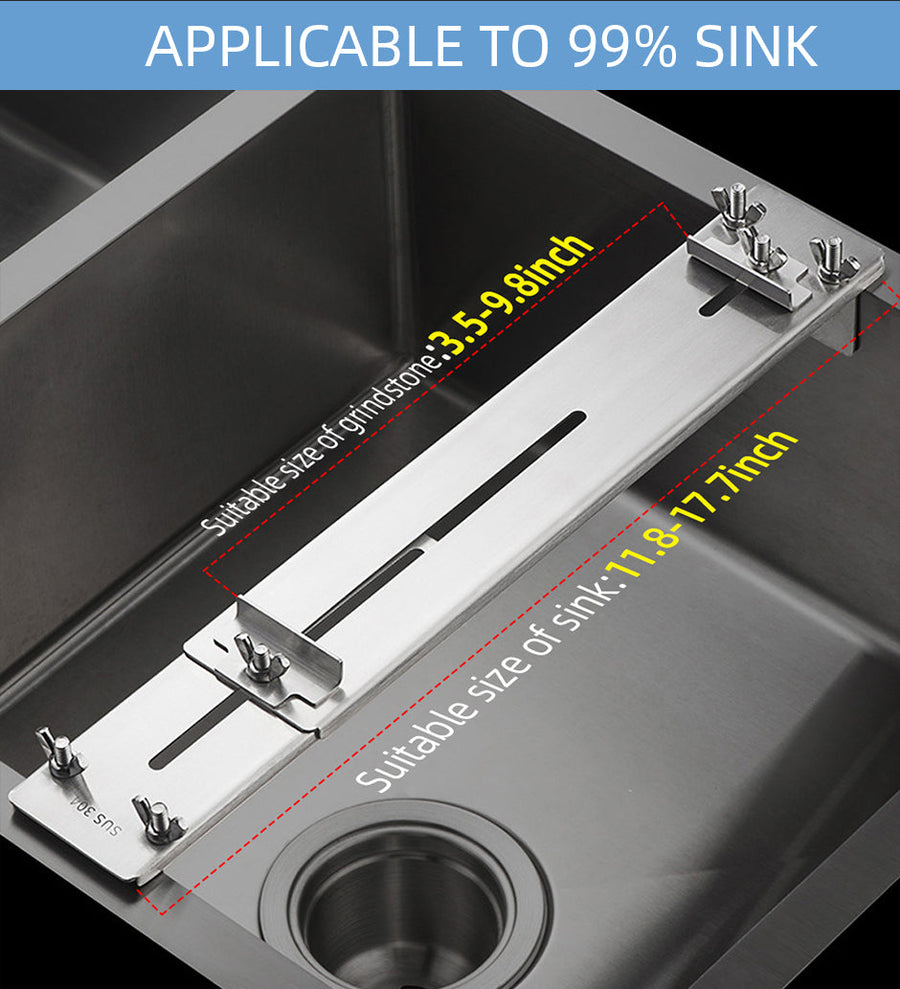 Adjustable Stone Base Sink Knife Sharpener Holder - Image 1