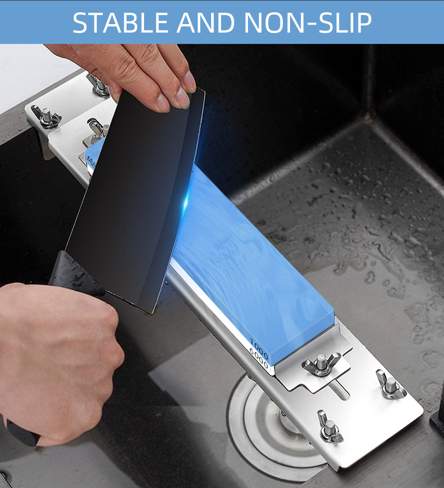 Adjustable Stone Base Sink Knife Sharpener Holder - Image 2
