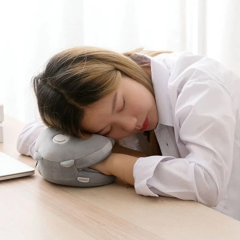 Mini Travel Portable Eye Mask Pillow - Image 2