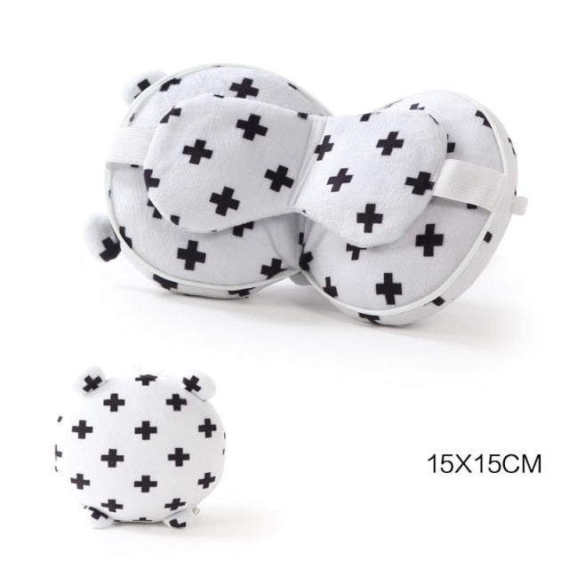 Mini Travel Portable Eye Mask Pillow