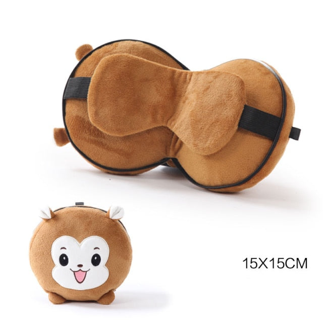 Mini Travel Portable Eye Mask Pillow - Image 12