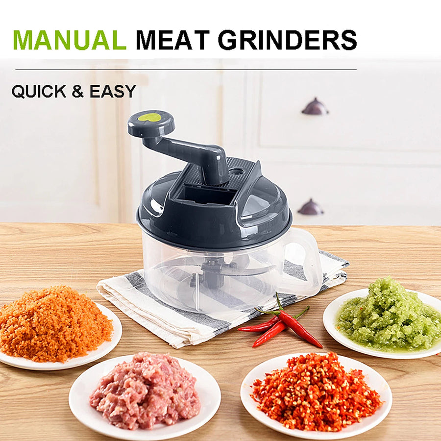 Manual Easy Simple Meat Vegetable Chopper Container - Image 8
