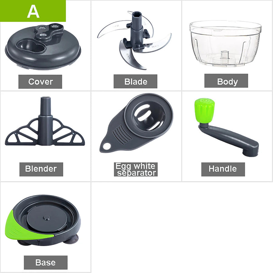 Manual Easy Simple Meat Vegetable Chopper Container - Image 7