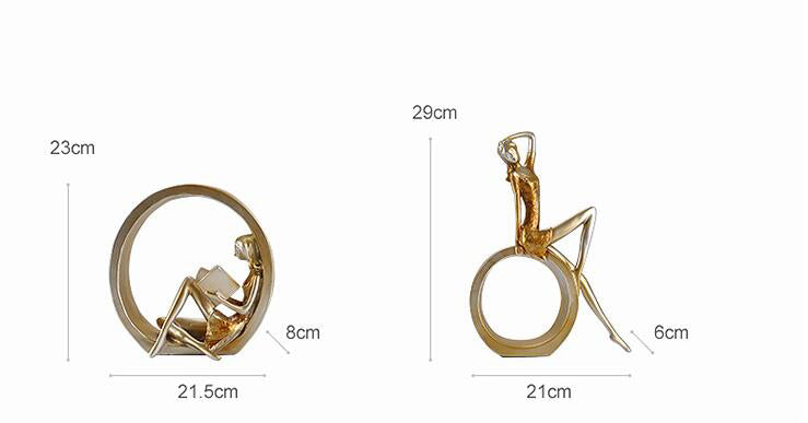 Creative European Miniature Modern Girl Figurines - Image 10