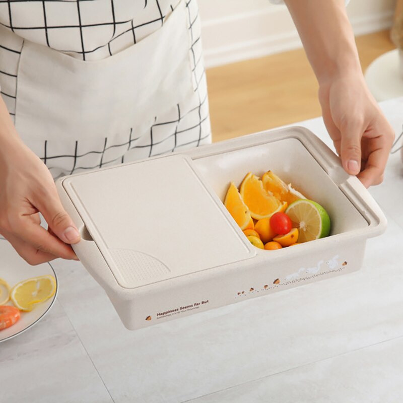 Multifunctional Storage Basket Cutting Board - Image 3