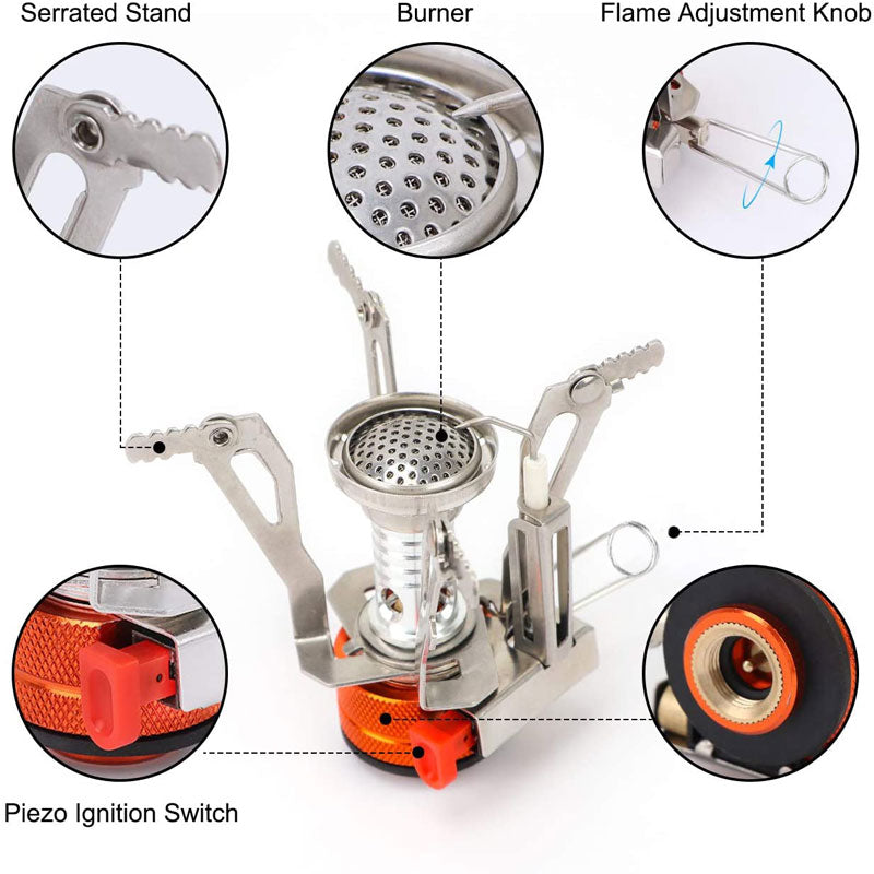 Mini Foldable Outdoor Camping Gas Stove - Image 5
