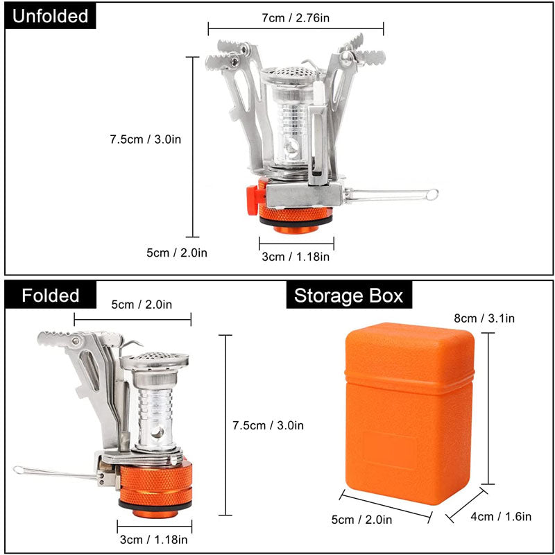 Mini Foldable Outdoor Camping Gas Stove - Image 6