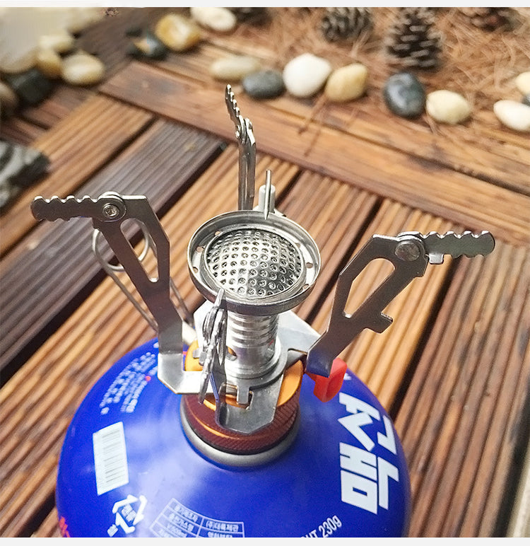 Mini Foldable Outdoor Camping Gas Stove - Image 2
