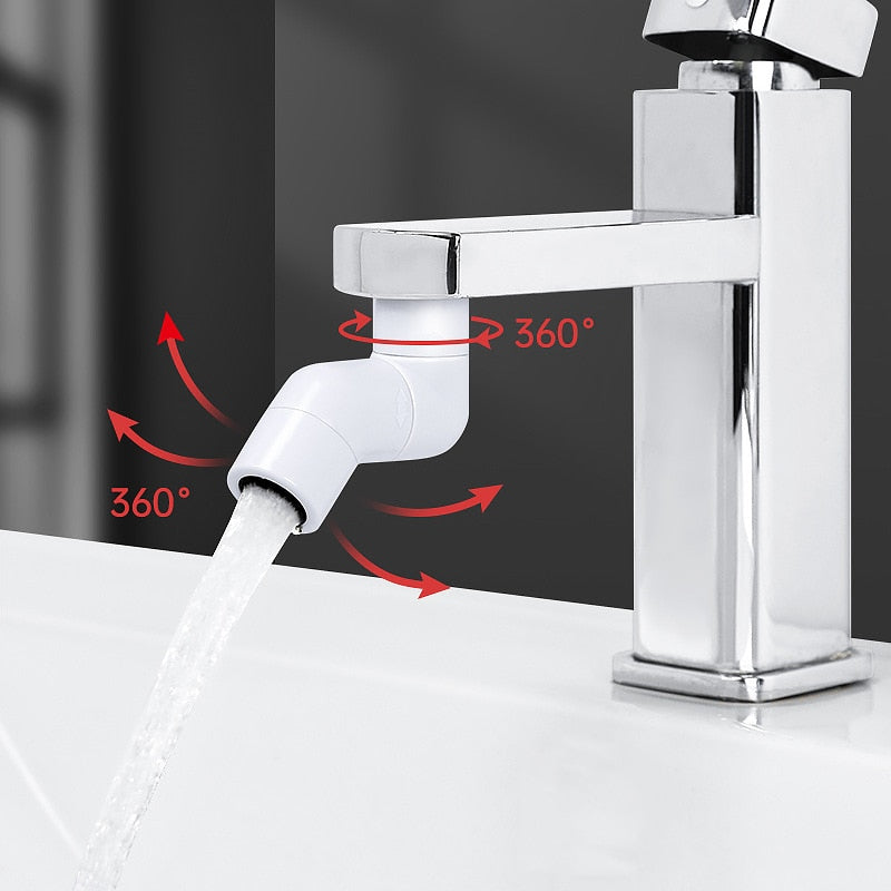 Universal Rotatable Anti-Splash Faucet Extender - Image 1