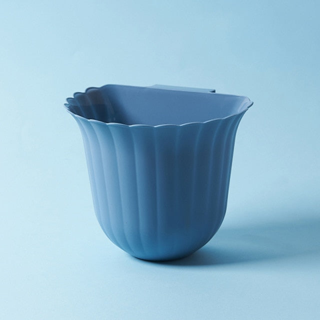 Nordic Flower Shape Hanging Trash Can - Image 7