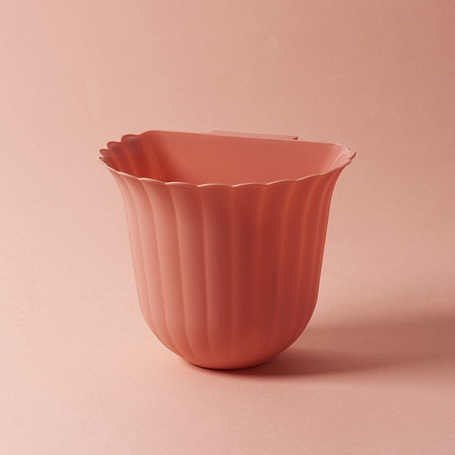Nordic Flower Shape Hanging Trash Can - Image 5
