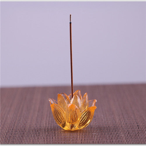 Aromatherapy Colored Glaze Lotus Incense Burner - Image 5