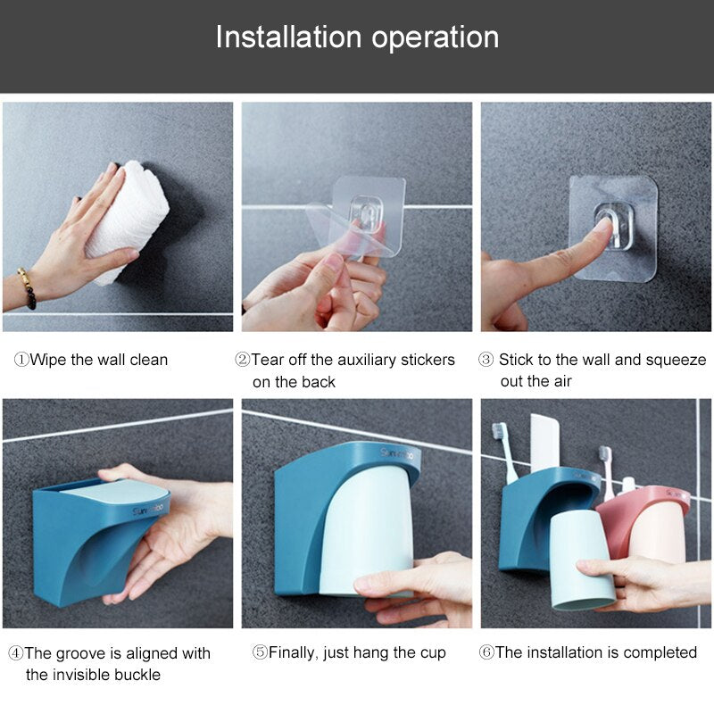 Magnetic Bathroom Toothbrush Holder - Image 7
