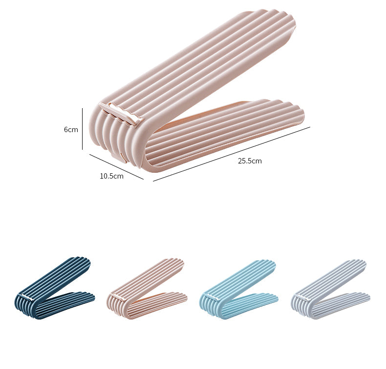 Non-slip Space Saving Adjustable Shoe Organizer - Image 5